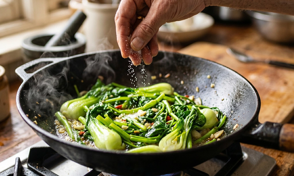 Tuyệt chiêu xào rau xanh và giòn