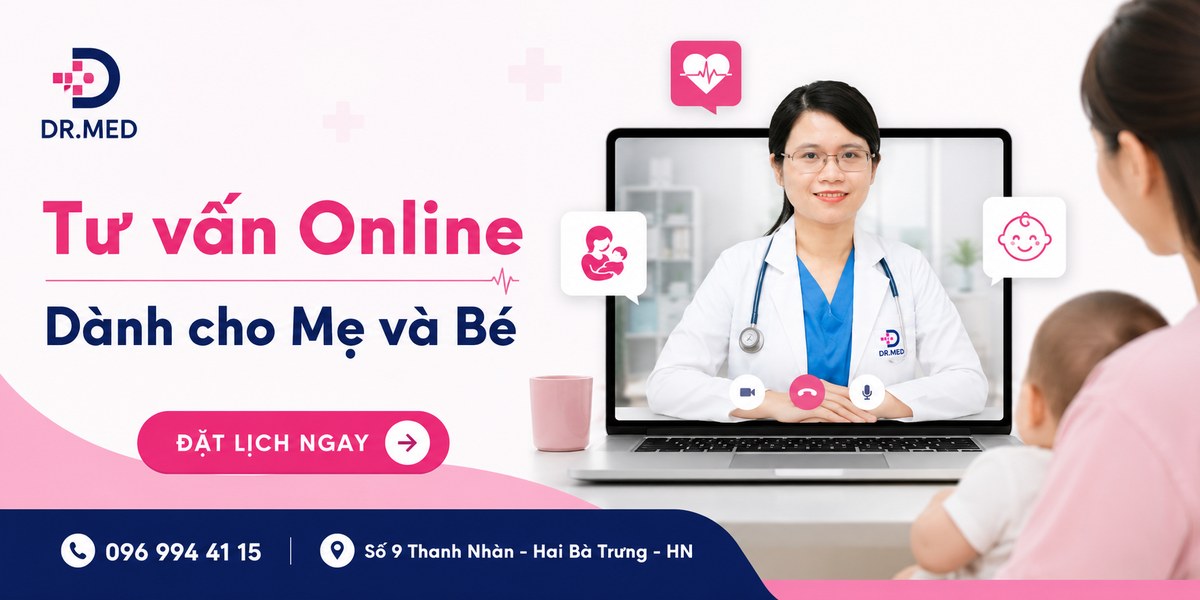 DR MED triển khai chương trình tư vấn online cho Mẹ và Bé